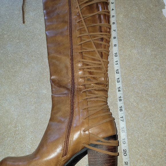 SEXY!! Tall, Lace up boots, over the knee - Picture 11 of 16